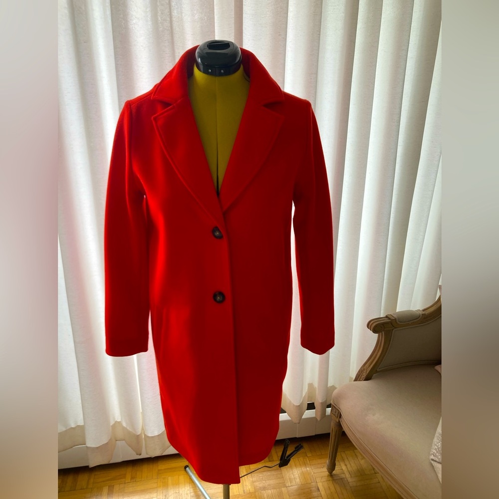 Fire-engine-RED Coat